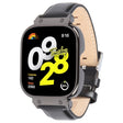 For Redmi Watch 4 Metal Black Frame Genuine Leather Watch Band(Black) - free shipping - PMc TechLife - Order now!