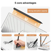 P30 Tilt Pressure-sensitive Prevent Accidental Touch Magnetic Stylus Pen for Samsung Tab(Black)