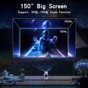 Y7S 720P Android 11 OS Portable Home WiFi Projector with Speaker, CPU:Allwinner H713(EU Plug)