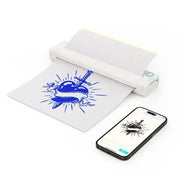A41 203DPI Portable Tattoo Printer Office Study Bluetooth HD Thermal Printer(White)