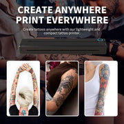 A41 203DPI Portable Tattoo Printer Office Study Bluetooth HD Thermal Printer(White)