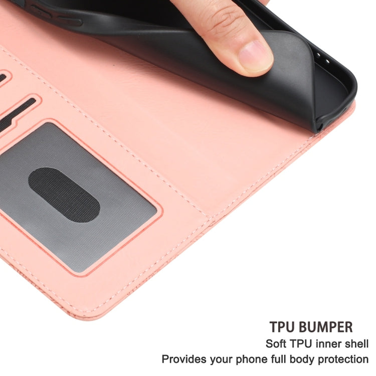 For Samsung Galaxy S25 5G Floral Embossed Pattern Leather Phone Case(Pink)