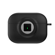 For AirPods Pro 2 Camera Series PC + TPU Headset Shockproof Carbon Fibre Case(Black)