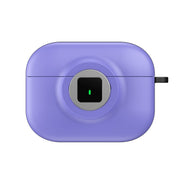 For AirPods 3 Camera Series PC + TPU Headset Shockproof Carbon Fibre Case(Purple)