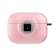For AirPods Pro Camera Series PC + TPU Headset Shockproof Carbon Fibre Case(Pink)