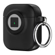 For AirPods 1 / 2 Camera Series PC + TPU Headset Shockproof Carbon Fibre Case(Black) - free shipping - PMC Jewellery - Order now!