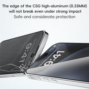 For iPhone 16 Plus ZGA 0.33mm 2.5D Anti-static Privacy Tempered Glass Film