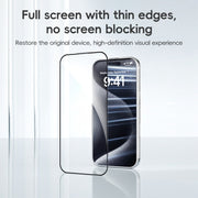 For iPhone 16 Pro Max ZGA 0.33mm 2.5D Anti-static HD Tempered Glass Film