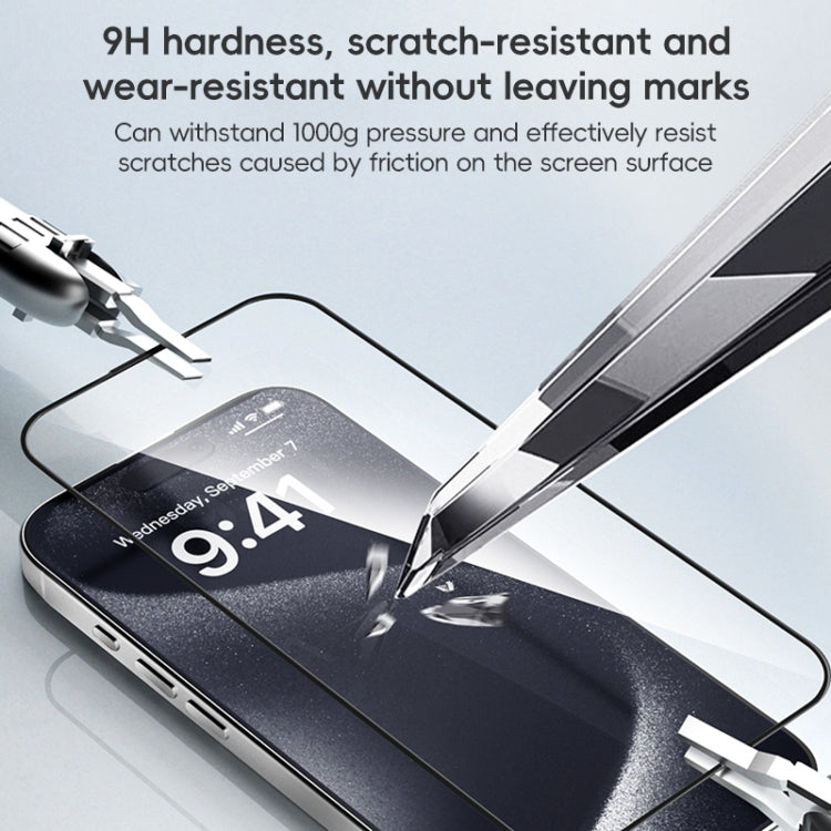 For iPhone 16 Plus ZGA 0.33mm 2.5D Anti-static HD Tempered Glass Film