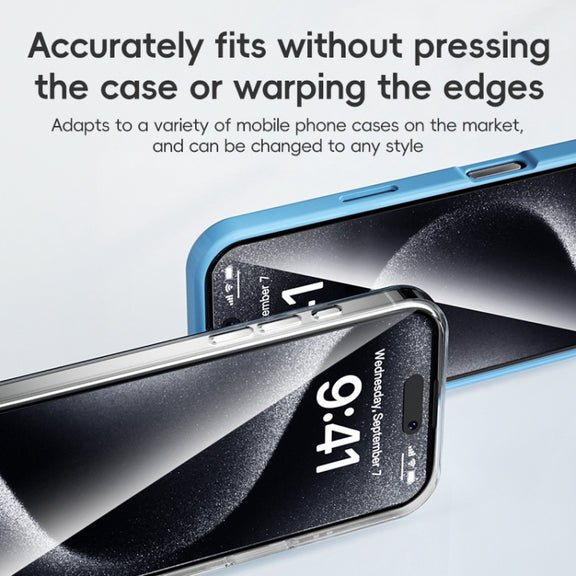 For iPhone 16 Plus ZGA 0.33mm 2.5D Anti-static HD Tempered Glass Film