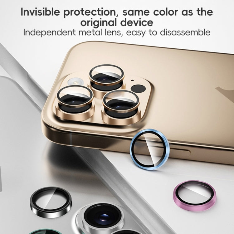 For iPhone 16 / 16 Plus ZGA AR Eagle Eye Phone Lens Film(Pink)