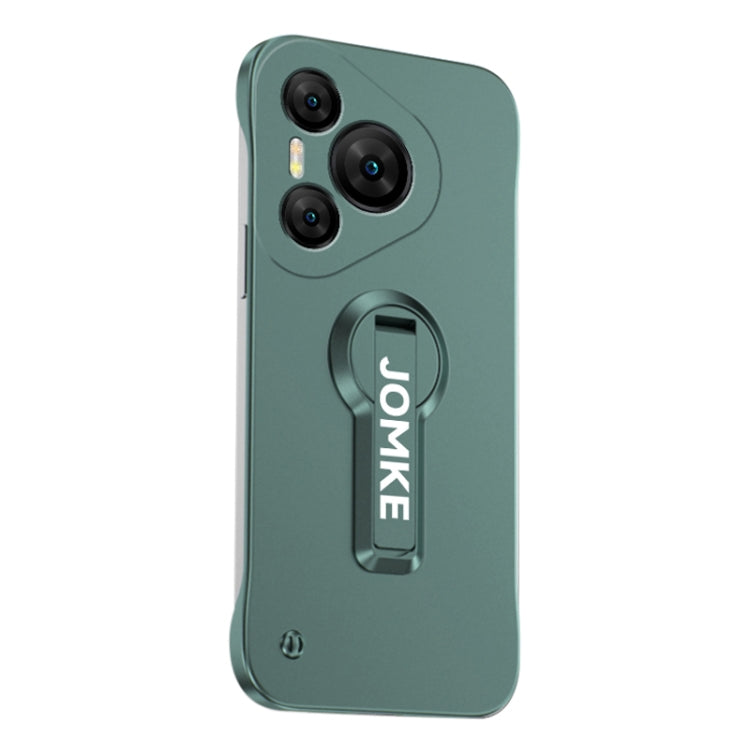 For Huawei Pura 70 Baking Varnish 360 Rotate Holder No Frame PC Phone Case(Green)