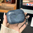 For AirPods 3 Retro Oil Leather Bluetooth Earphones Protective Case(Blue) - For AirPods 3 by PMC Jewellery | Online Shopping South Africa | PMC Jewellery | Buy Now Pay Later Mobicred