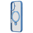 For iPhone 16 Plus ZGA Magsafe Holder PC Hybrid TPU Phone Case(Blue) - iPhone 16 Plus Cases by ZGA | Online Shopping South Africa | PMC TechLife | Buy Now Pay Later Mobicred