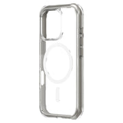 For iPhone 16 Pro ZGA Colorful Airbag Magsafe PC Hybrid TPU Phone Case(Grey)