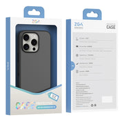 For iPhone 16 Pro ZGA Colorful Liquid Silicone Magsafe Phone Case(Grey)
