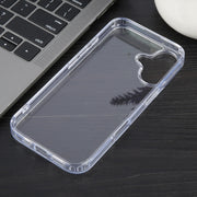 For iPhone 16 GEBEI Acrylic Transparent Phone Case