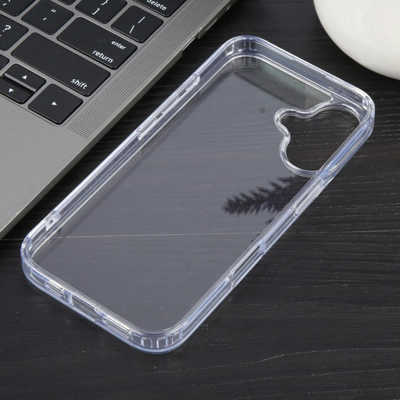 For iPhone 16 GEBEI Acrylic Transparent Phone Case
