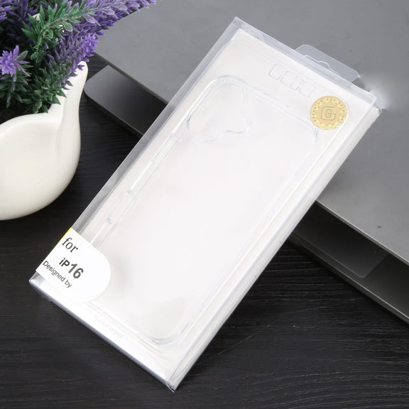 For iPhone 16 GEBEI Acrylic Transparent Phone Case