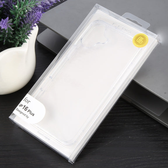 For iPhone 16 Plus GEBEI Acrylic Transparent Phone Case