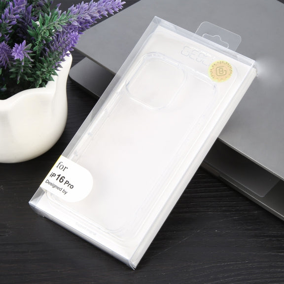 For iPhone 16 Pro GEBEI Acrylic Transparent Phone Case