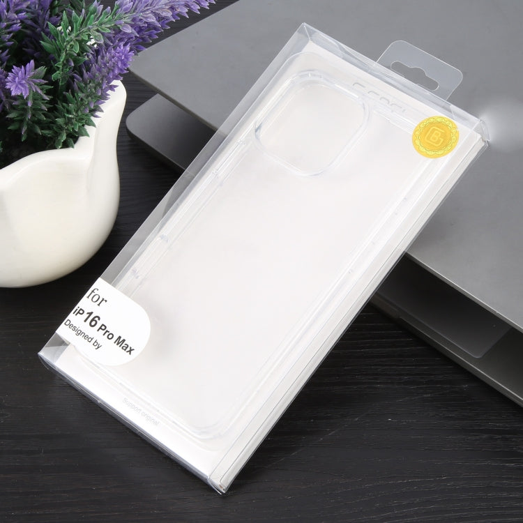For iPhone 16 Pro Max GEBEI Acrylic Transparent Phone Case