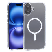 For iPhone 16 GEBEI MagSafe Magnetic Transparent Phone Case(Transparent)