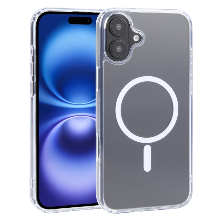 For iPhone 16 Plus GEBEI MagSafe Magnetic Transparent Phone Case
