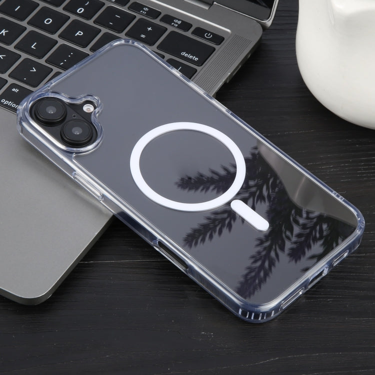 For iPhone 16 Plus GEBEI MagSafe Magnetic Transparent Phone Case