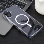 For iPhone 16 Plus GEBEI MagSafe Magnetic Transparent Phone Case