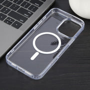 For iPhone 16 Pro GEBEI MagSafe Magnetic Transparent Phone Case(Transparent)