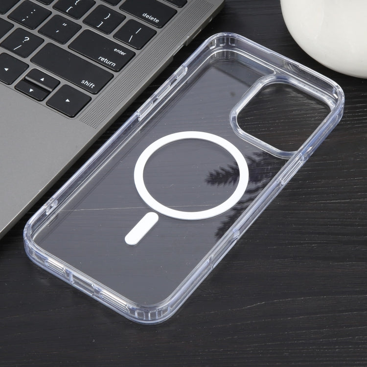 For iPhone 16 Pro Max GEBEI MagSafe Magnetic Transparent Phone Case(Transparent)