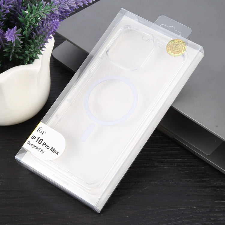 For iPhone 16 Pro Max GEBEI MagSafe Magnetic Transparent Phone Case(Transparent)