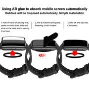 For Apple Watch Series 10 46mm IMAK Plexiglass HD Watch Protective Film