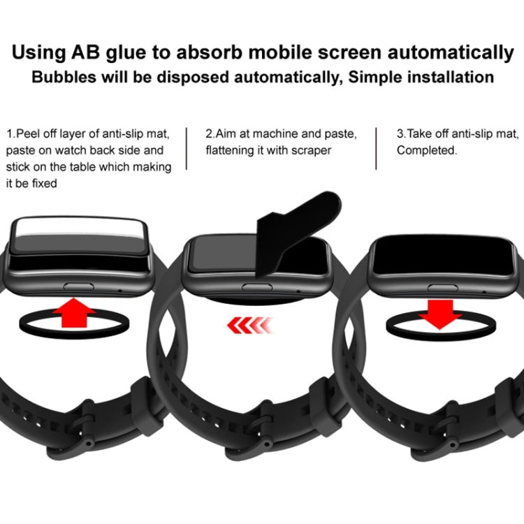 For Apple Watch Series 10 46mm IMAK Plexiglass HD Watch Protective Film