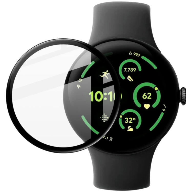 For Google Pixel Watch 3 45mm imak Plexiglass HD Watch Protective Film
