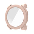 For Garmin Fenix 8 AMOLED 43mm Tempered Glass Film Integrated PC Watch Protective Case(Pink) - Watch Cases by PMC TechLife | Online Shopping South Africa | PMC TechLife | Buy Now Pay Later Mobicred
