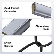 USB2.0 A Male to A Female Extension Data Charging Cable, Length:5m