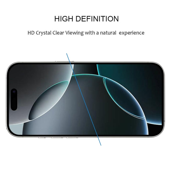 For iPhone 16 Pro Full Glue Screen Tempered Glass Film