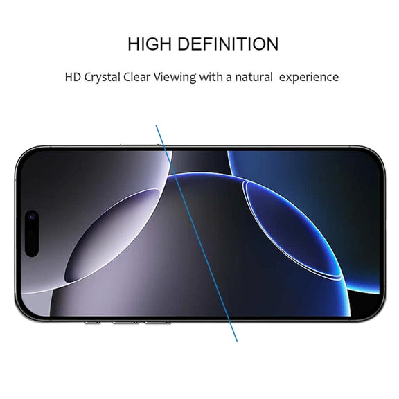 For iPhone 16 Pro Max Full Glue Screen Tempered Glass Film