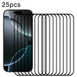 For iPhone 16 Pro 25pcs Full Glue Screen Tempered Glass Film - iPhone 16 Pro Tempered Glass by PMC TechLife | Online Shopping South Africa | PMC TechLife | Buy Now Pay Later Mobicred