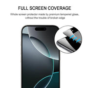 For iPhone 16 Pro 25pcs Full Glue Screen Tempered Glass Film