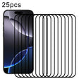 For iPhone 16 Pro Max 25pcs Full Glue Screen Tempered Glass Film - iPhone 16 Pro Max Tempered Glass by PMC TechLife | Online Shopping South Africa | PMC TechLife | Buy Now Pay Later Mobicred
