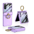 For Xiaomi Mix Flip GKK Integrated Magnetic Hinged Flip Case with Ring Holder(Purple) - free shipping - PMC Jewellery - Order now!