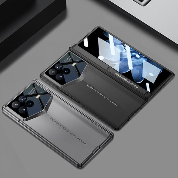 For Xiaomi Mix Fold 4 GKK Integrated Magnetic Blade Ultra-thin Full Coverage Phone Case(Grey)