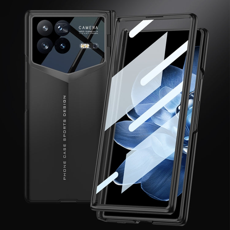 For Xiaomi Mix Fold 4 GKK Integrated Magnetic Blade Ultra-thin Full Coverage Phone Case(Grey)