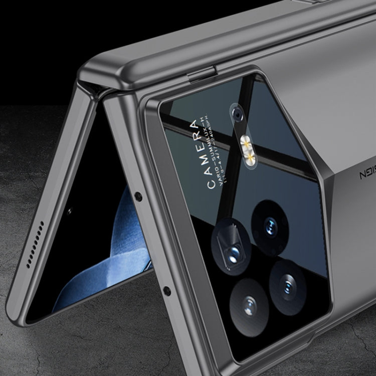 For Xiaomi Mix Fold 4 GKK Integrated Magnetic Blade Ultra-thin Full Coverage Phone Case(Grey)