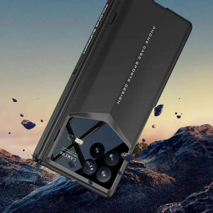 For Xiaomi Mix Fold 4 GKK Integrated Magnetic Blade Ultra-thin Full Coverage Phone Case(Grey)