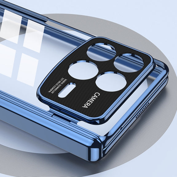 For Xiaomi Mix Fold 4 GKK Integrated Magnetic Fold Hinge Shockproof Phone Case(Blue)