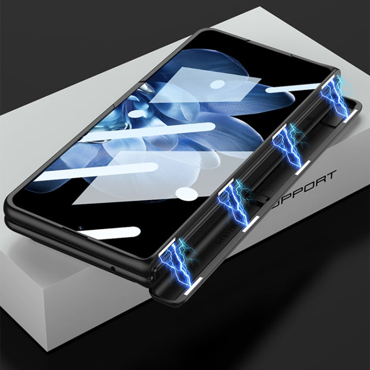 For Xiaomi Mix Fold 4 GKK Integrated Magnetic Folding Hinge All-inclusive Phone Case(Silver)